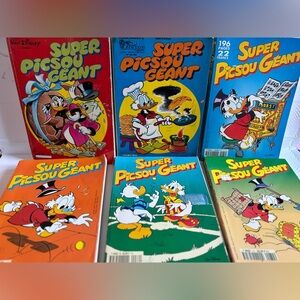 Lot de 6 Super Picsou Géant en Français